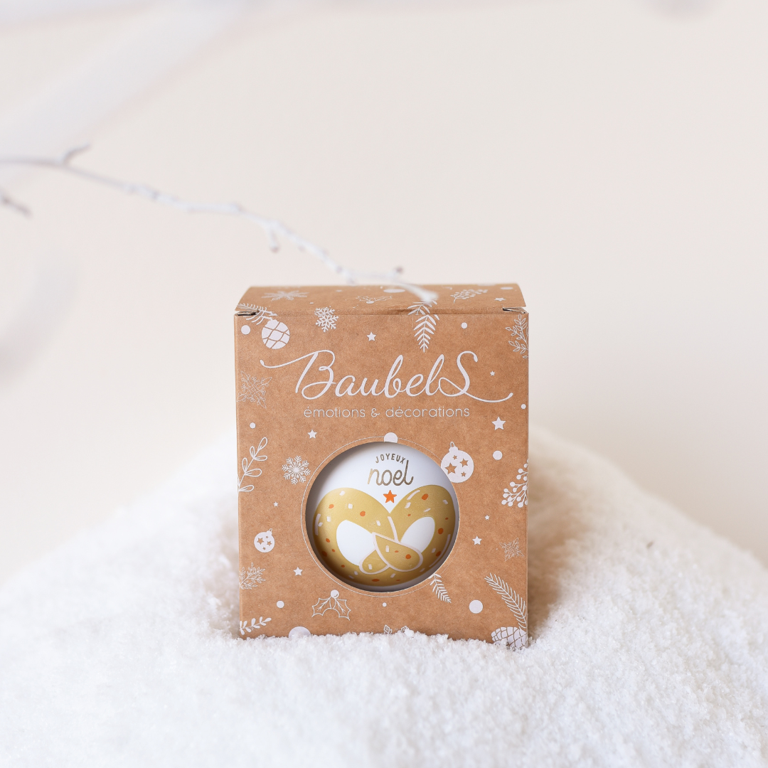 Boule de Noël personnalisée Bretzel