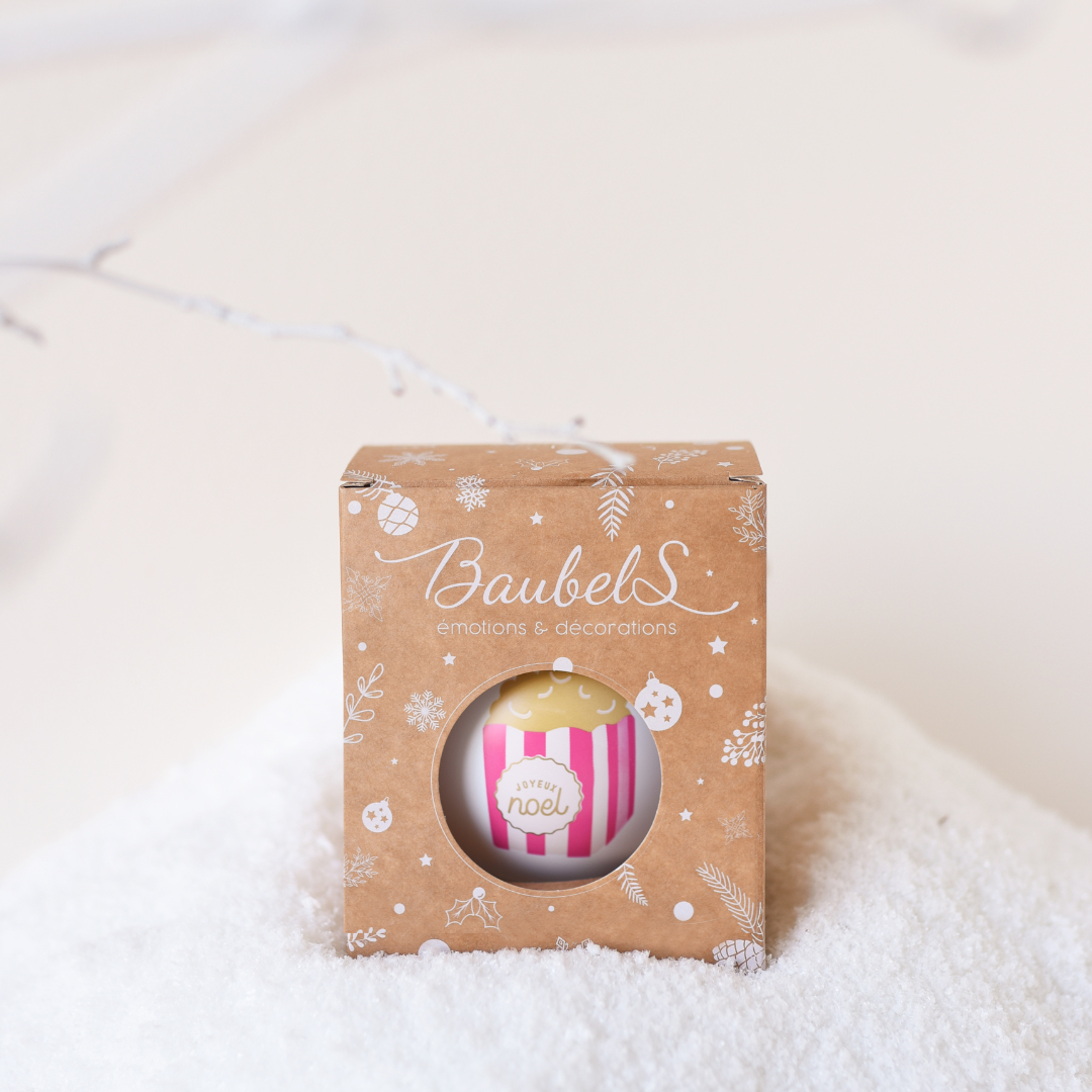 Boule de Noël personnalisée Popcorn