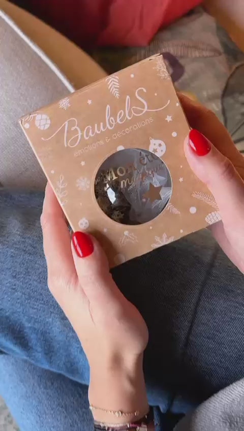 Boule de Noël surprise "Mon étoile magique"
