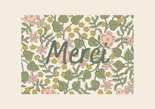 Charger l&#39;image dans la galerie, Photo d&#39;une carte aux motifs floraux de la marque Baubels.

