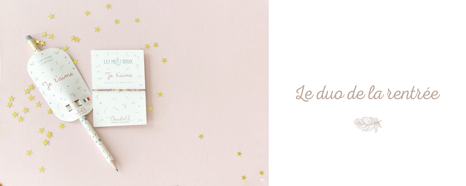 Les bracelets x Les Mots Doux
