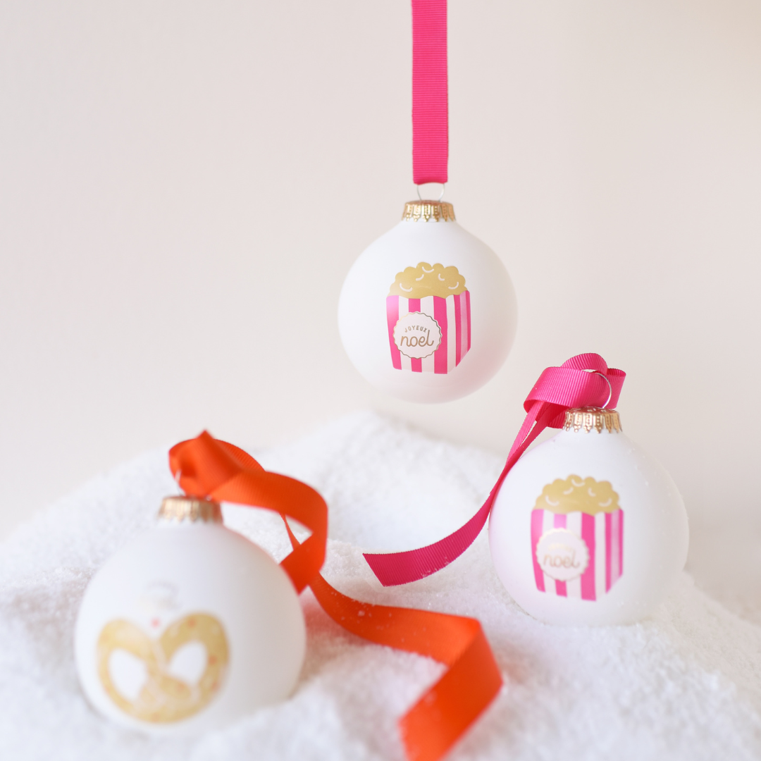 Boule de Noël personnalisée Popcorn