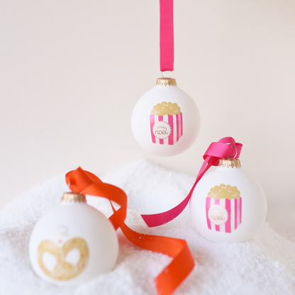 Boule de Noël personnalisée Bretzel