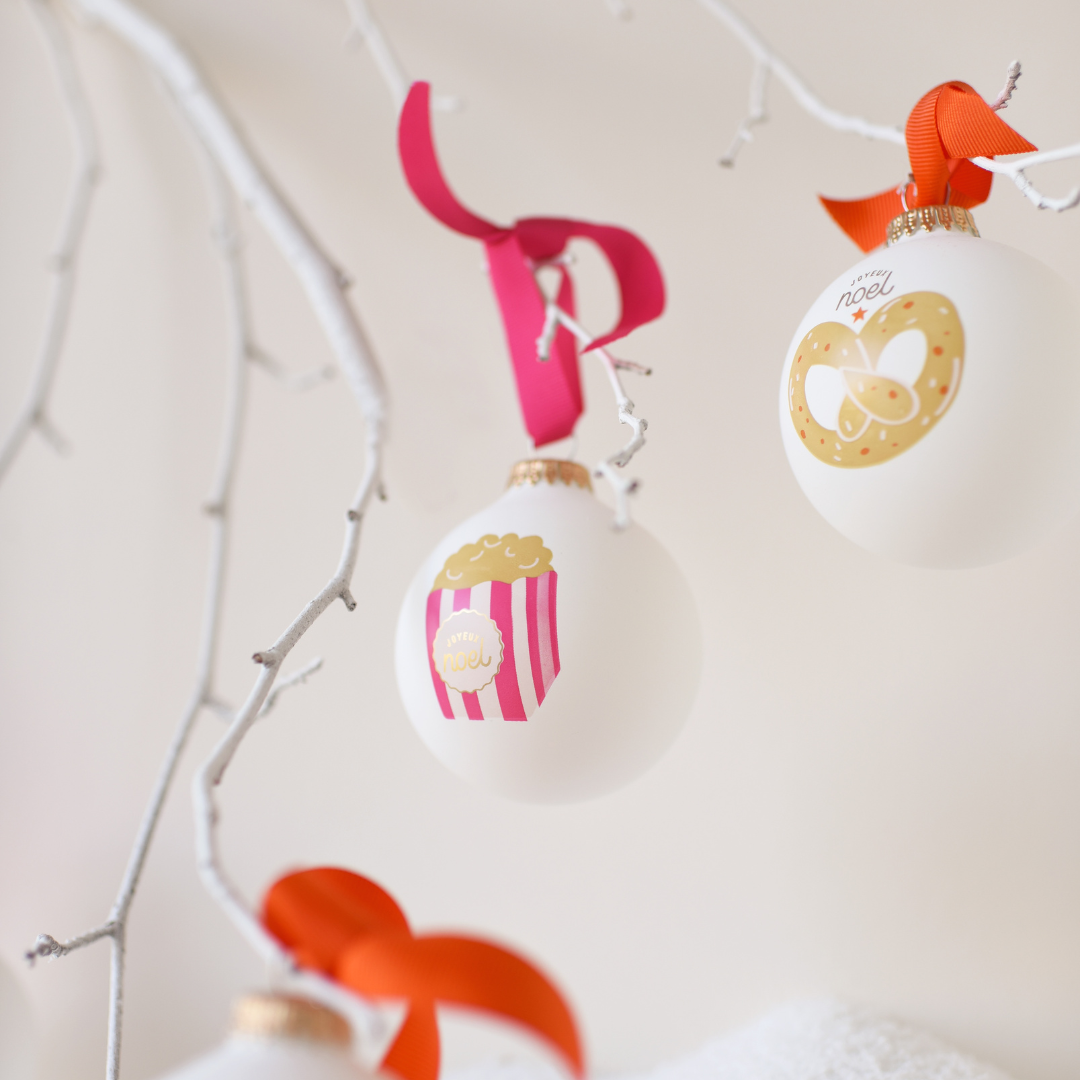 Boule de Noël personnalisée Bretzel
