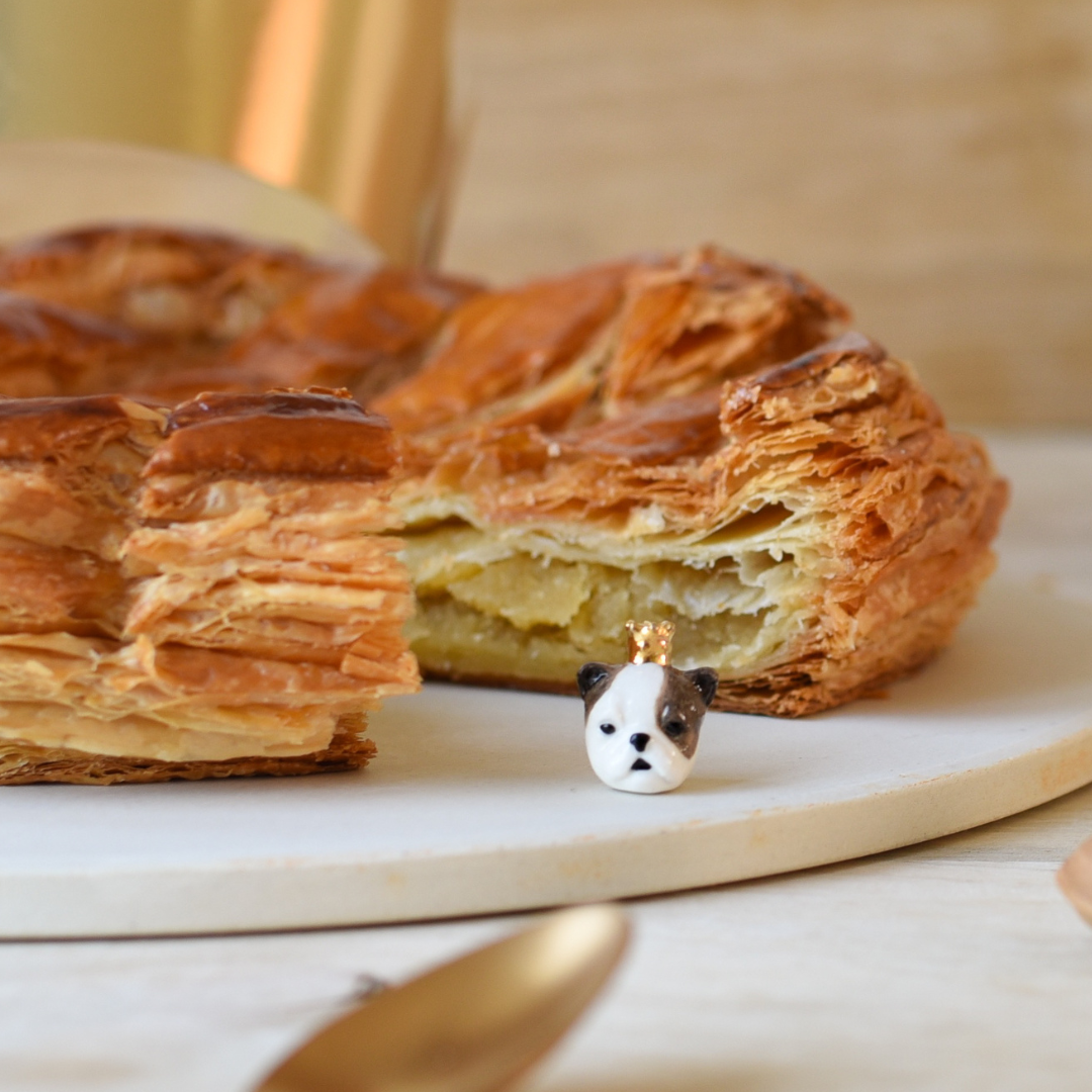 Photo de la fève bouledogue de la marque Baubels