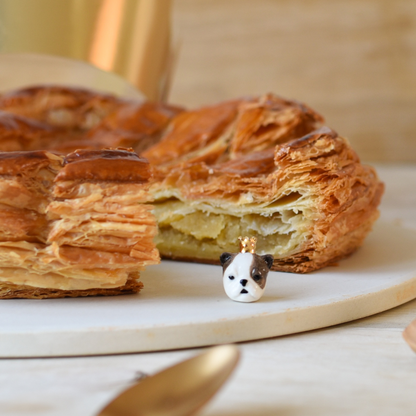 Photo de la fève bouledogue de la marque Baubels