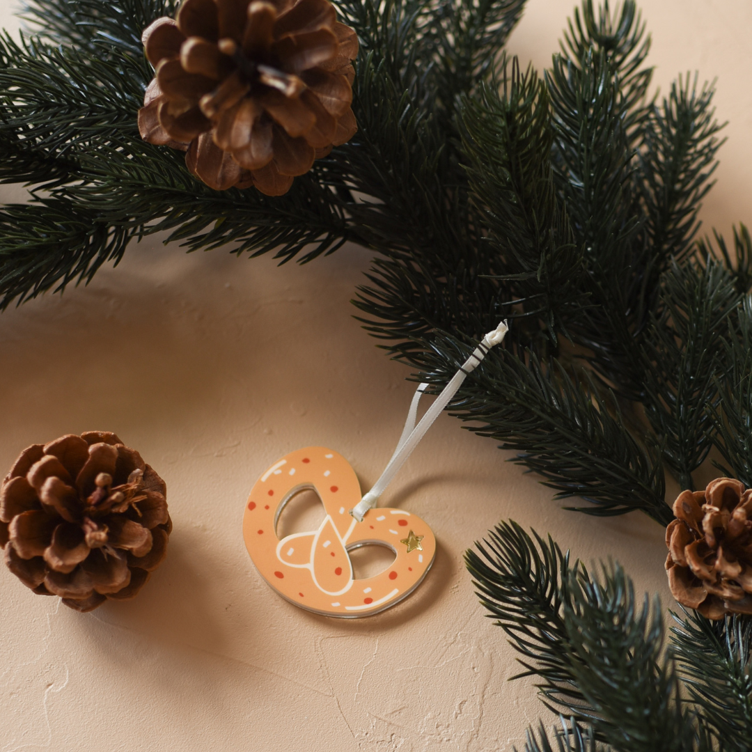 Décoration de Noël personnalisée Bretzel