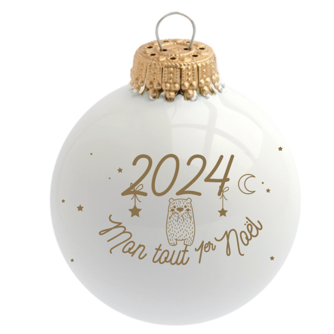Boule de Noël 2024 Mon Tout Premier Noël