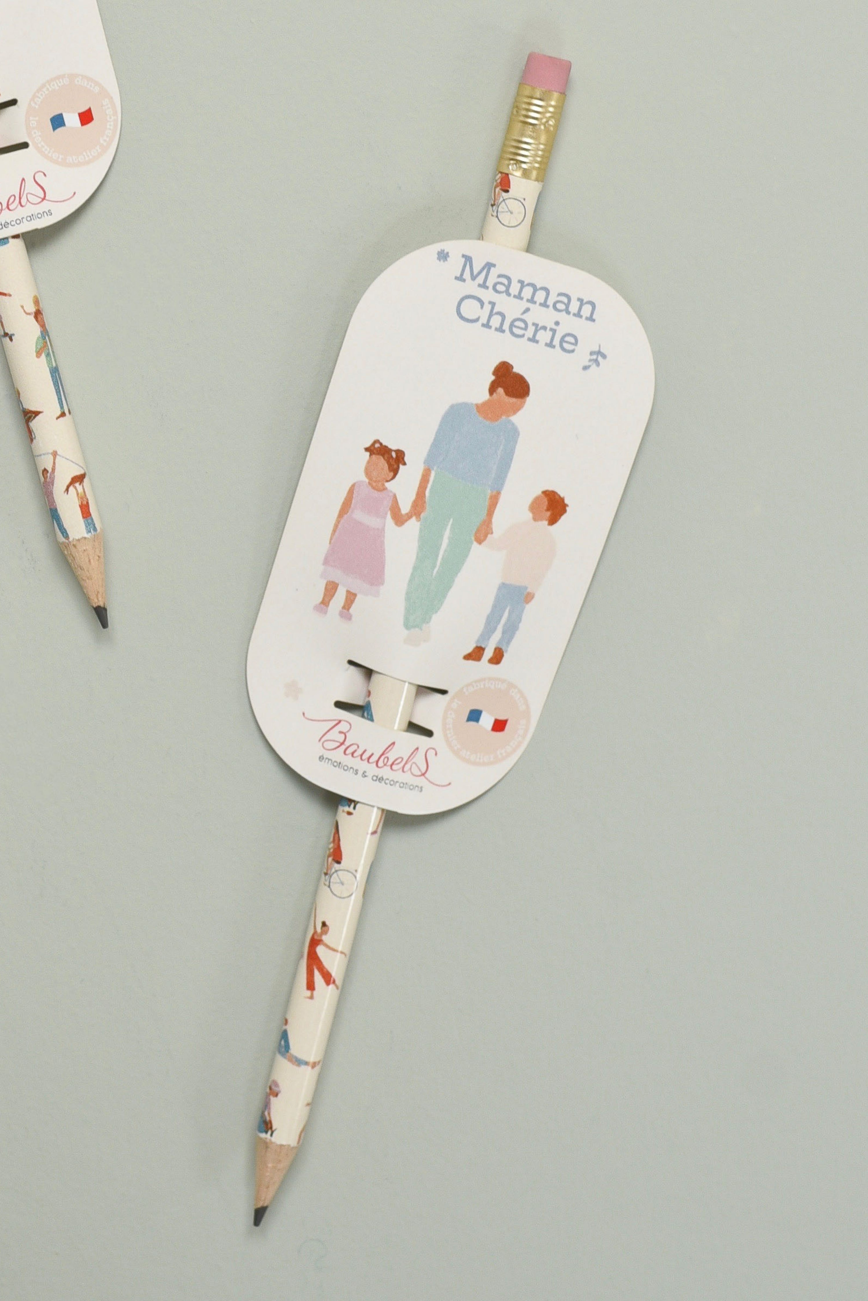 Crayon papier personnalisé Maman chérie