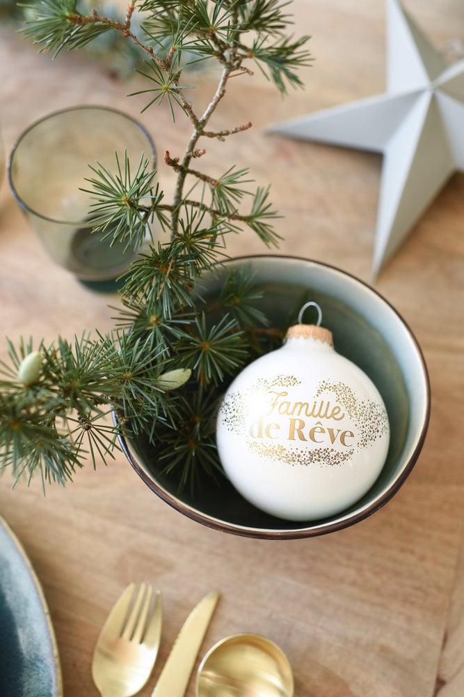 Boule de Noël personnalisée &quot;Famille de Rêve&quot;
