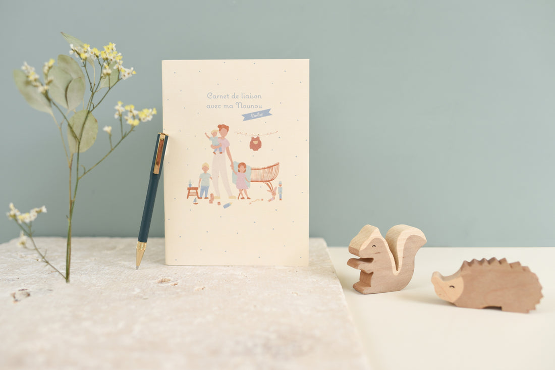 Carnet personnalisé nounou page de couverture
