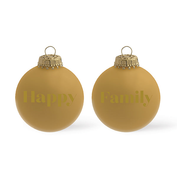 Boule de Noël personnalisée OCRE