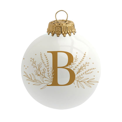 Boule de Noël personnalisée Alphabet par Sophie Rivière®