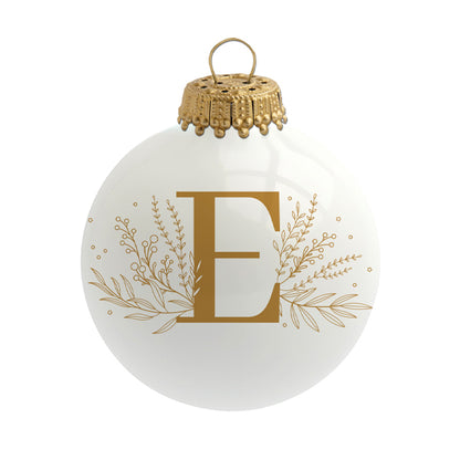 Boule de Noël personnalisée Alphabet par Sophie Rivière®