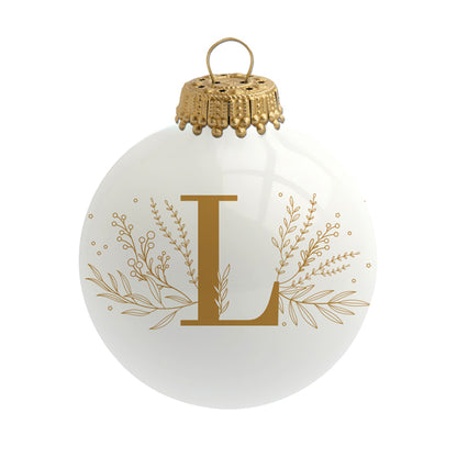 Boule de Noël personnalisée Alphabet par Sophie Rivière®