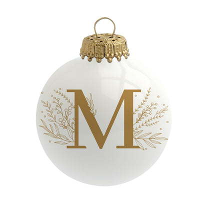 Boule de Noël personnalisée Alphabet par Sophie Rivière®