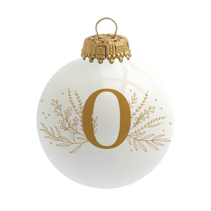 Boule de Noël personnalisée Alphabet par Sophie Rivière®