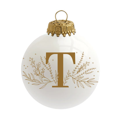 Boule de Noël personnalisée Alphabet par Sophie Rivière®