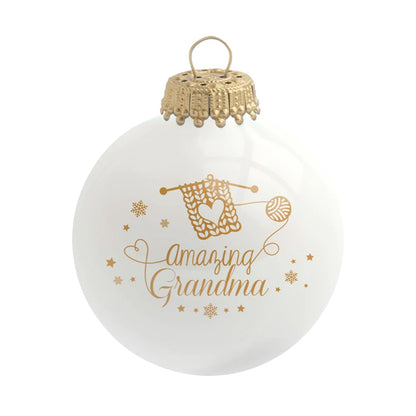 Boule de Noël personnalisée Amazing Grand Ma