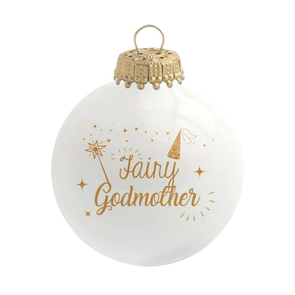Boule de Noël personnalisée Fairy Godmother