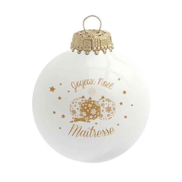 Boule de Noël personnalisée 