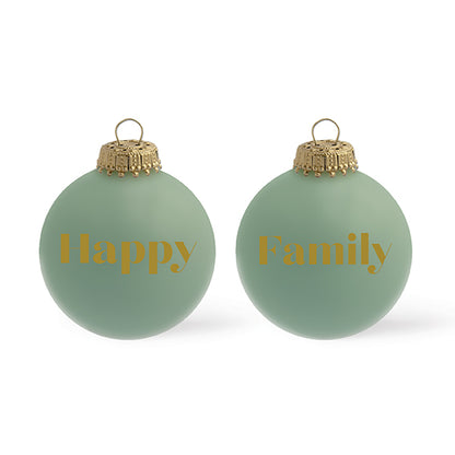 Boule de Noël personnalisée TILLEUL