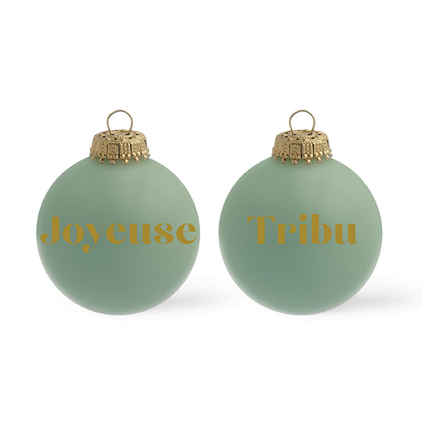Boule de Noël personnalisée TILLEUL