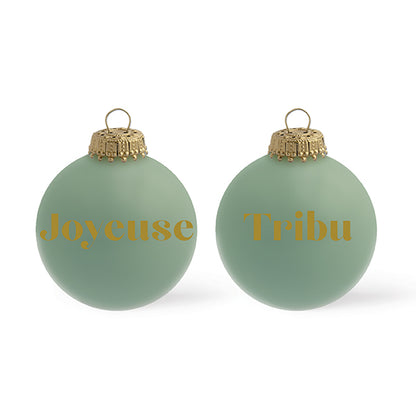 Boule de Noël personnalisée TILLEUL