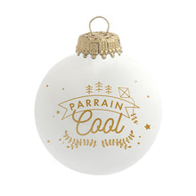 Charger l&#39;image dans la galerie, Boule de Noël personnalisée Parrain Cool
