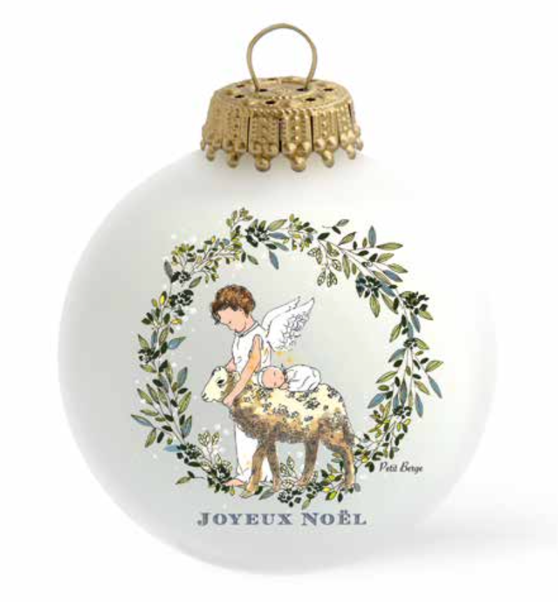 Boule de Noël personnalisée Agneau par Petit Berge®