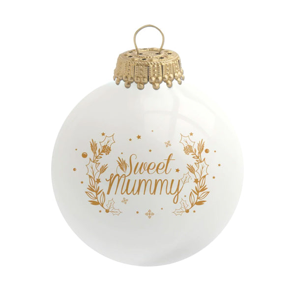 Boule de Noël personnalisée Sweet Mummy