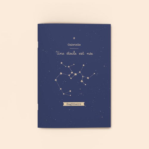 Photo d'un carnet constellation de la marque Baubels.