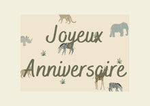 Charger l&#39;image dans la galerie, Carte à message SAVANE
