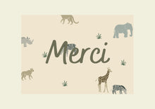 Charger l&#39;image dans la galerie, Carte à message SAVANE
