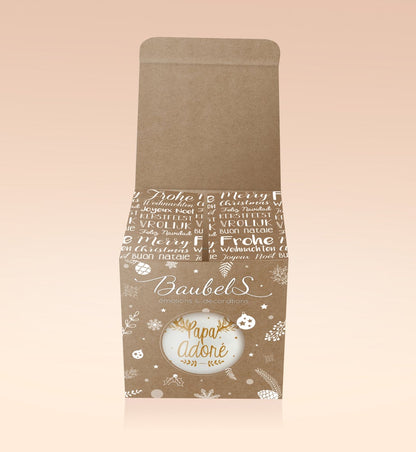Boule de Noël personnalisée &quot;Ma Marraine préférée&quot;