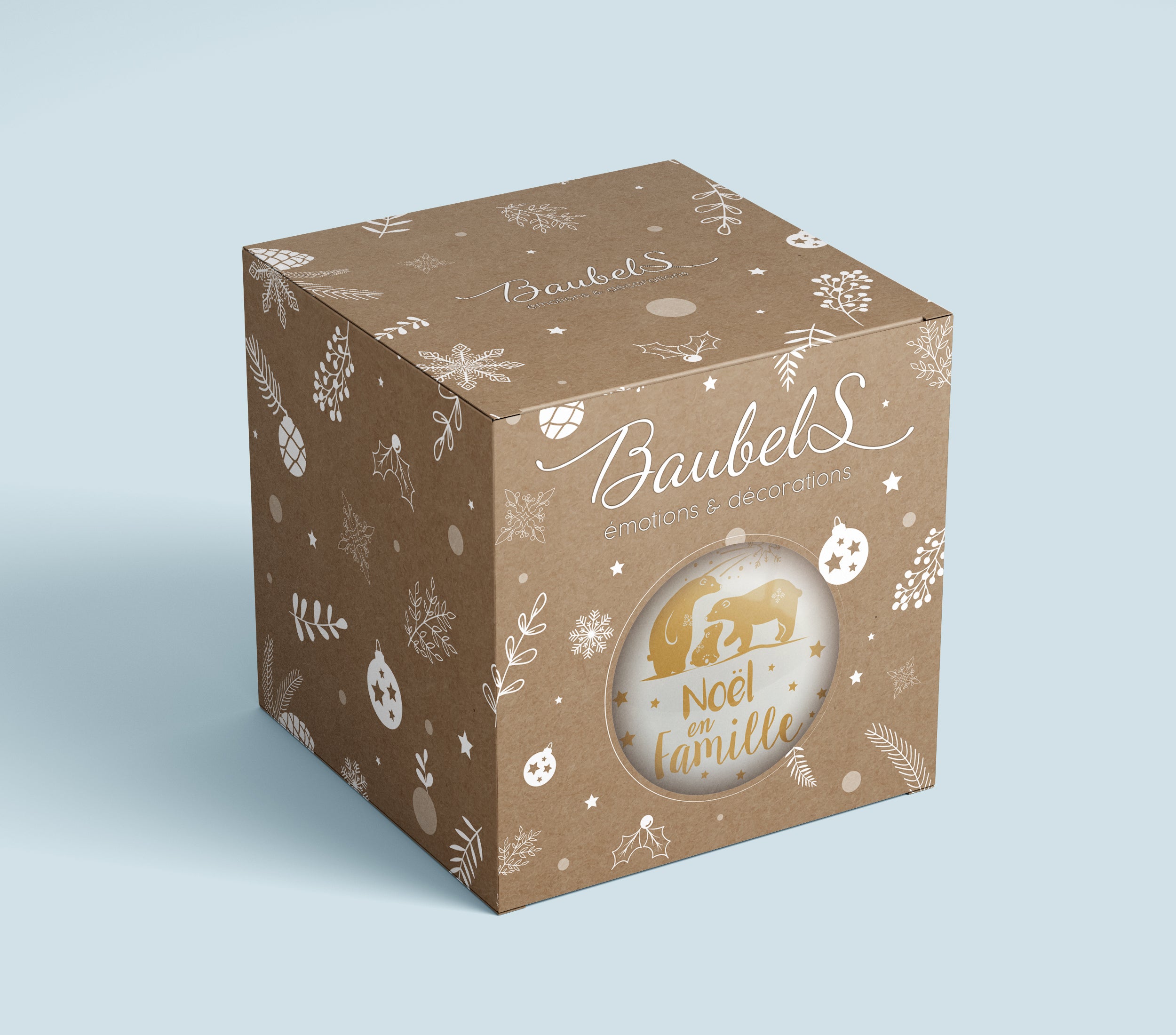Boule de Noël personnalisée Agneau par Petit Berge®