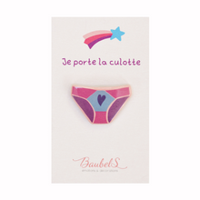 Charger l&#39;image dans la galerie, Pin&#39;s je porte la culotte Wonderwoman
