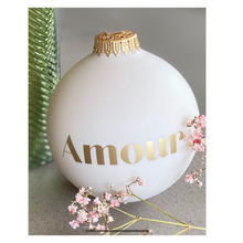 Charger l&#39;image dans la galerie, Boule de Noël personnalisée ROSE POUDRÉ
